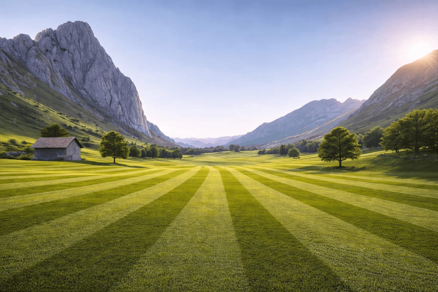 Field crew at work outdoors